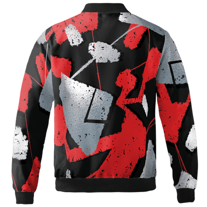 Bred Reimagined 4s Jacket Match Built Different 3D All-Over Print Broken - NastyJamz