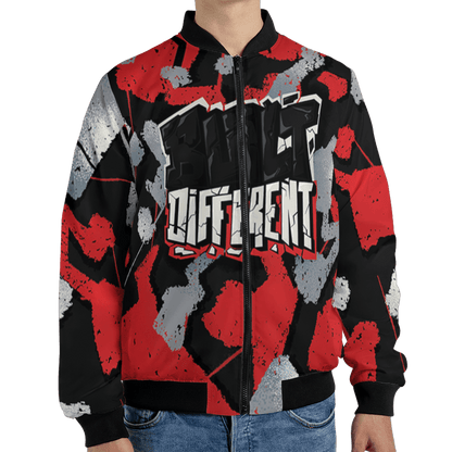 Bred Reimagined 4s Jacket Match Built Different 3D All-Over Print Broken - NastyJamz