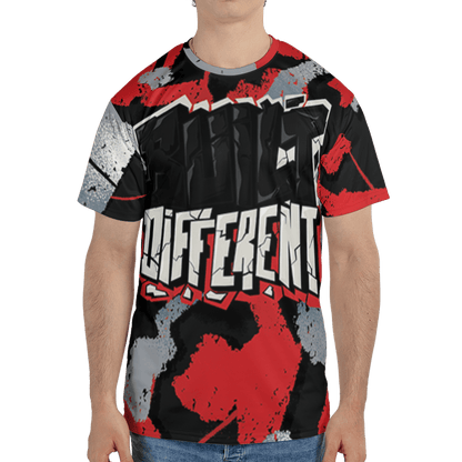 Bred Reimagined 4s T Shirt Match Built Different 3D All-Over Print Broken - NastyJamz