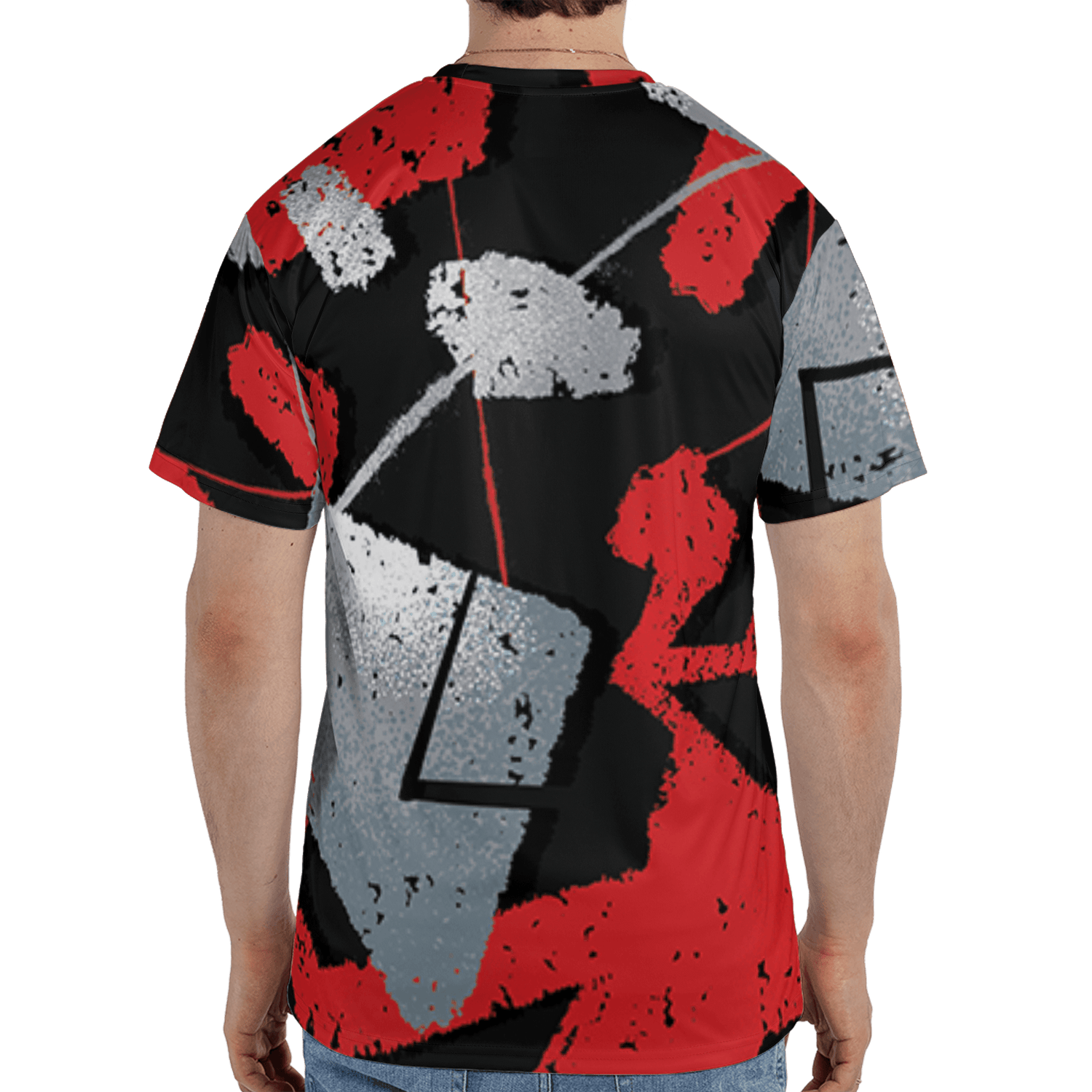 Bred Reimagined 4s T Shirt Match Built Different 3D All-Over Print Broken - NastyJamz