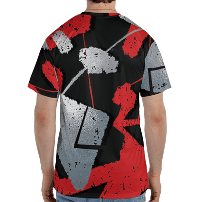 Bred Reimagined 4s T Shirt Match Built Different 3D All-Over Print Broken - NastyJamz