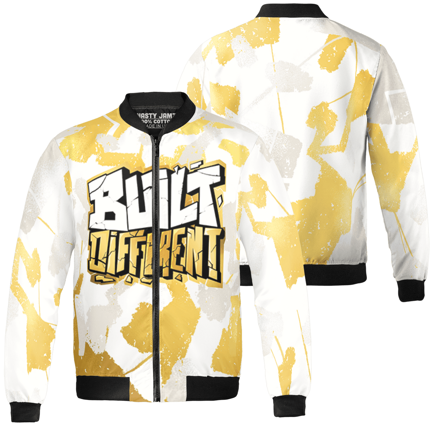 Sail 4s Jacket Match Built Different 3D All-Over Print Broken - NastyJamz