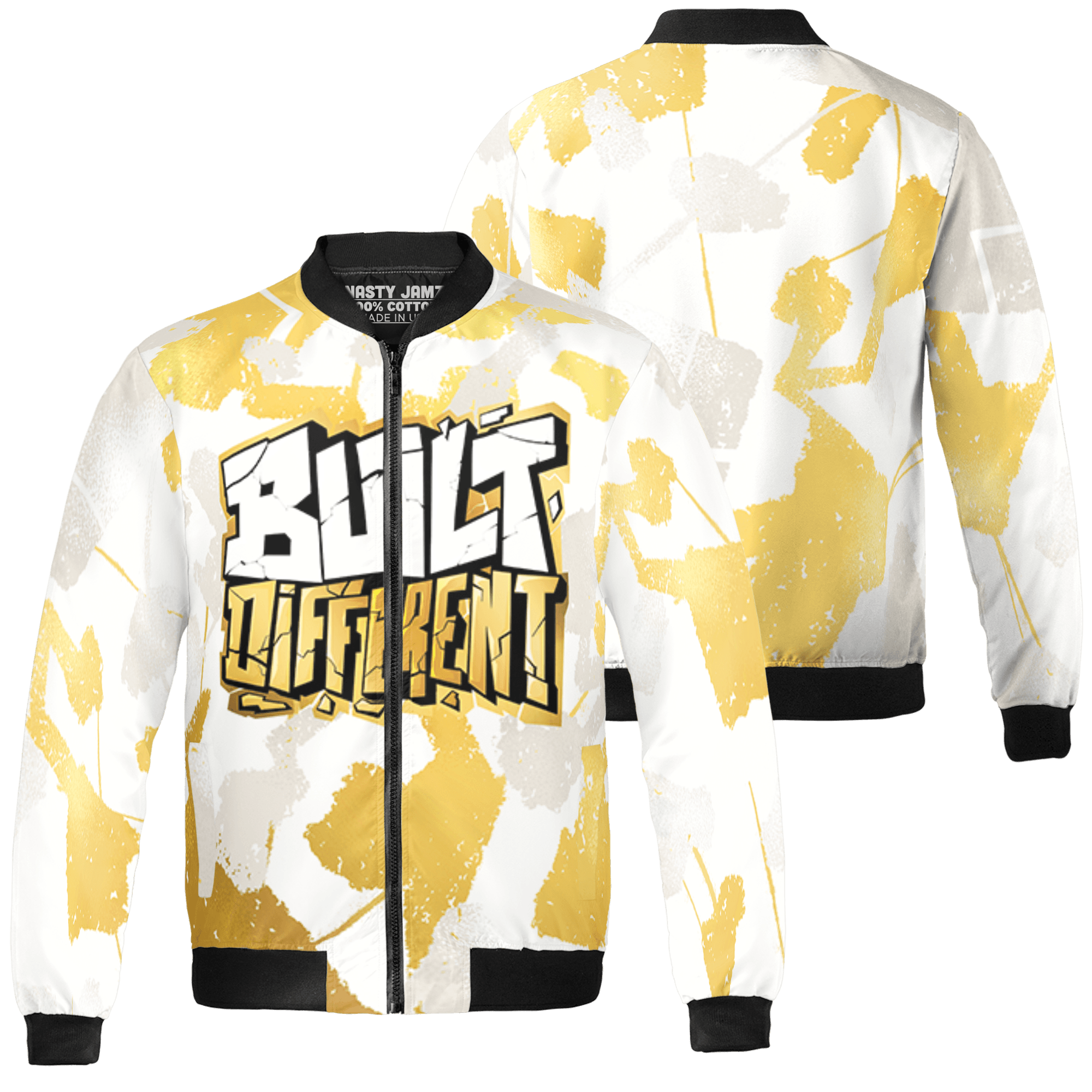 Sail 4s Jacket Match Built Different 3D All-Over Print Broken - NastyJamz