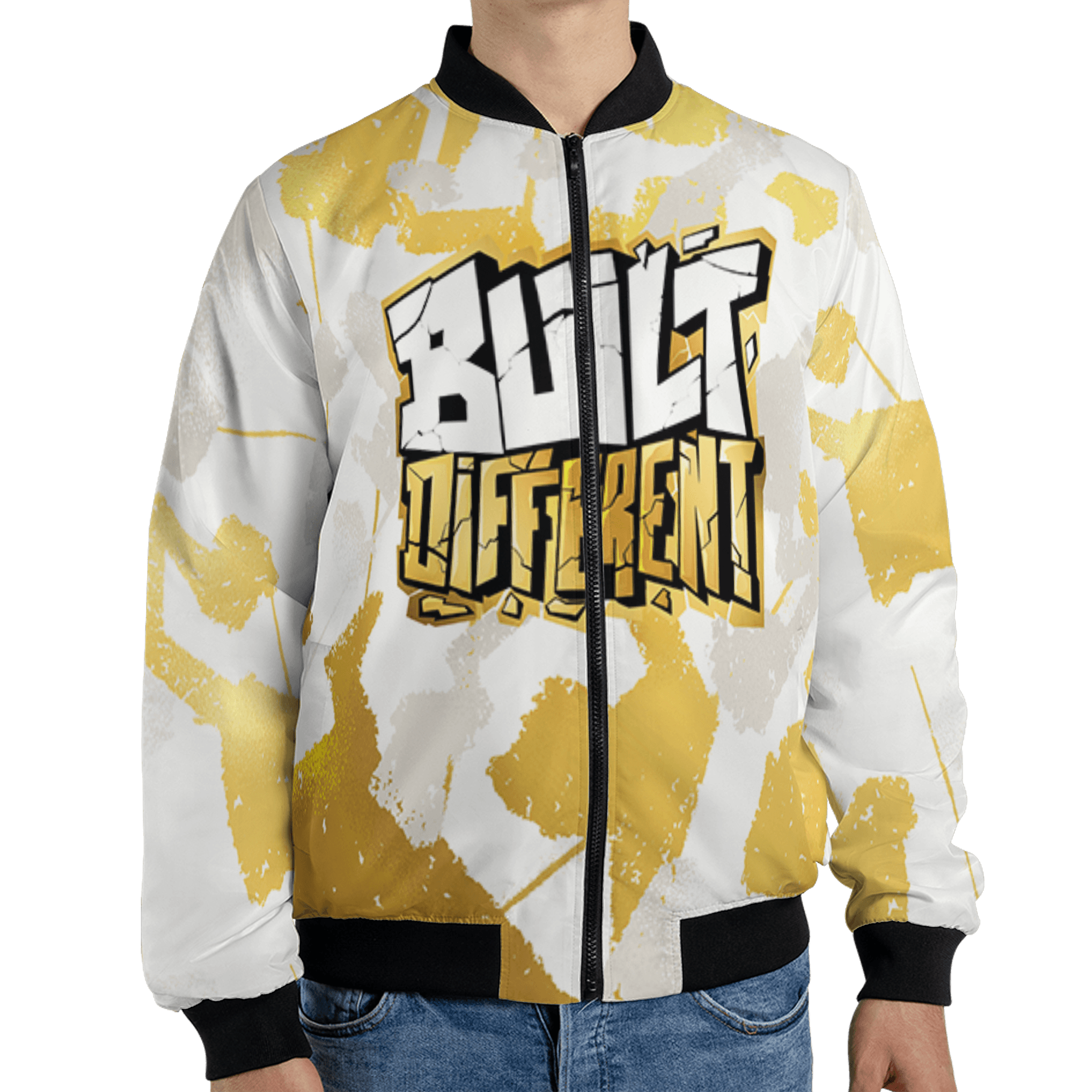 Sail 4s Jacket Match Built Different 3D All-Over Print Broken - NastyJamz