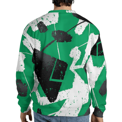 Lucky Green 5s Sweatshirt Match Built Different 3D All-Over Print Broken - NastyJamz