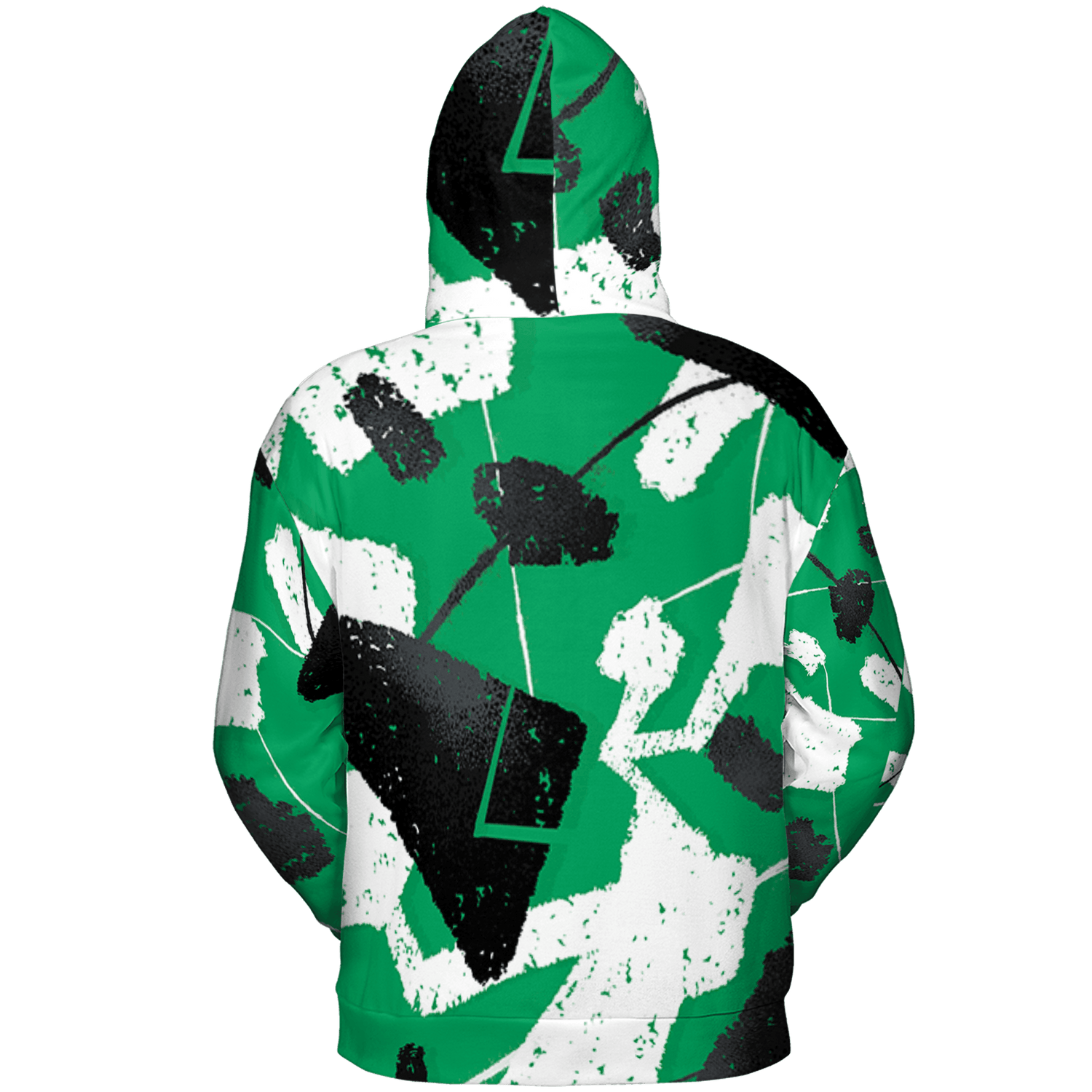 Lucky Green 5s Hoodie Match Built Different 3D All-Over Print Broken - NastyJamz
