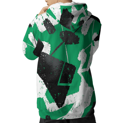 Lucky Green 5s Hoodie Match Built Different 3D All-Over Print Broken - NastyJamz