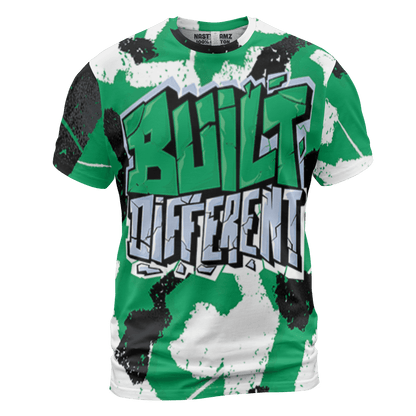 Lucky Green 5s T Shirt Match Built Different 3D All-Over Print Broken - NastyJamz