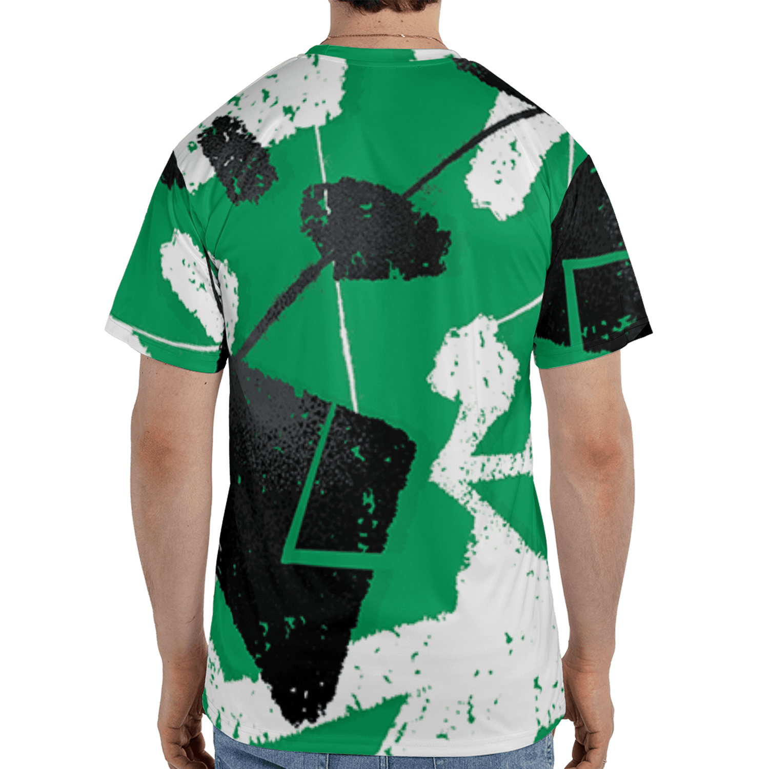 Lucky Green 5s T Shirt Match Built Different 3D All-Over Print Broken - NastyJamz