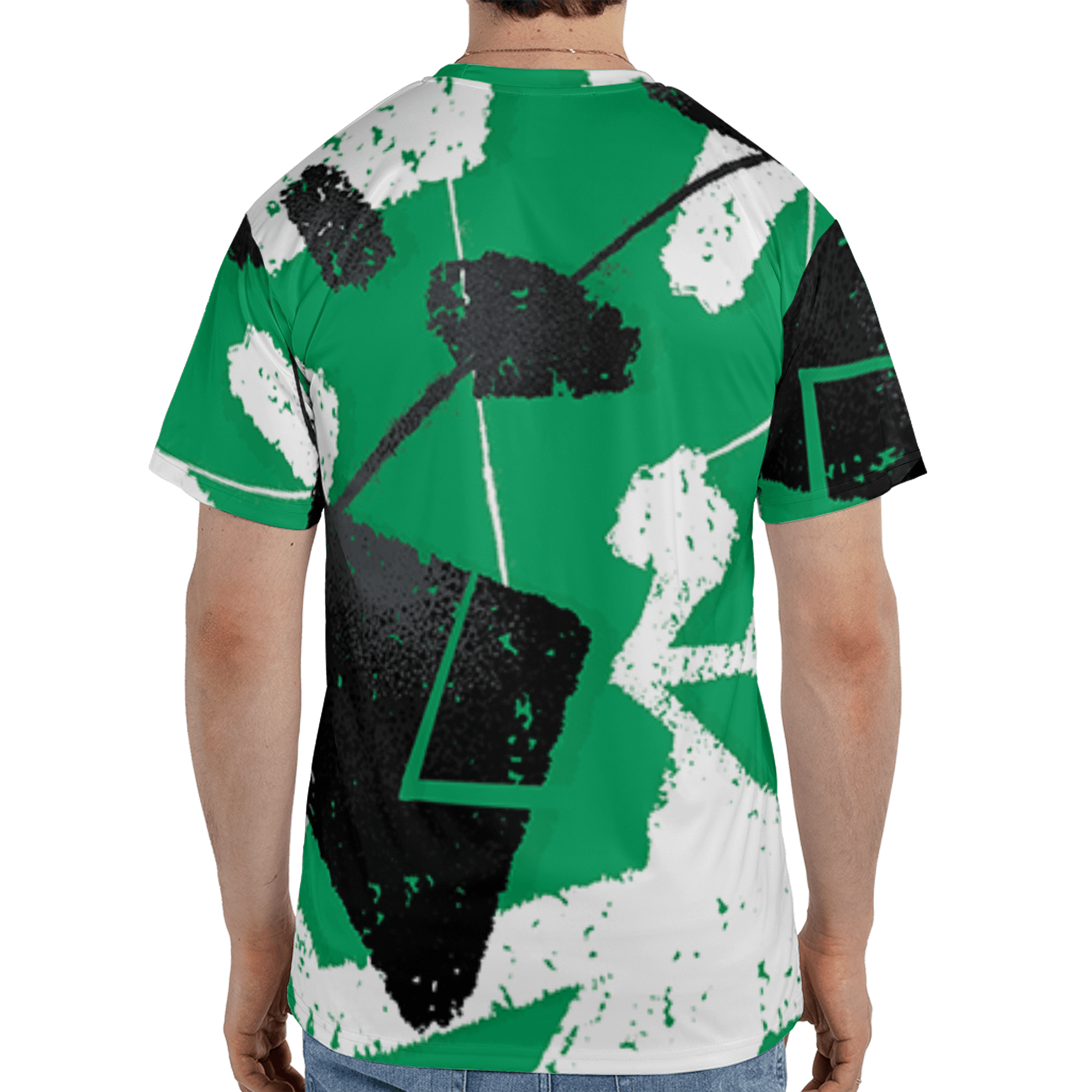 Lucky Green 5s T Shirt Match Built Different 3D All-Over Print Broken - NastyJamz