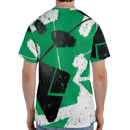 Lucky Green 5s T Shirt Match Built Different 3D All-Over Print Broken - NastyJamz