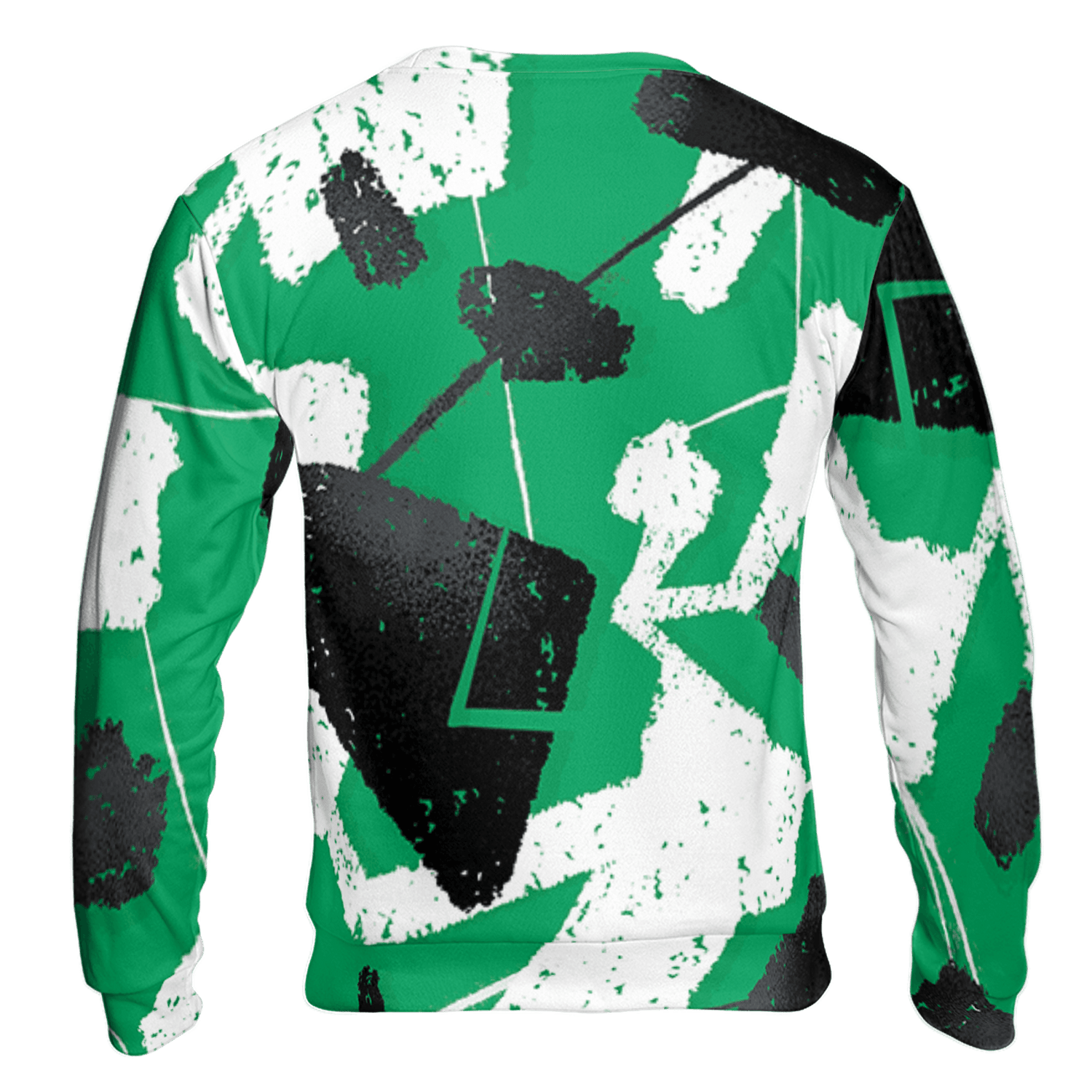 Lucky Green 5s Sweatshirt Match Built Different 3D All-Over Print Broken - NastyJamz