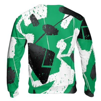 Lucky Green 5s Sweatshirt Match Built Different 3D All-Over Print Broken - NastyJamz
