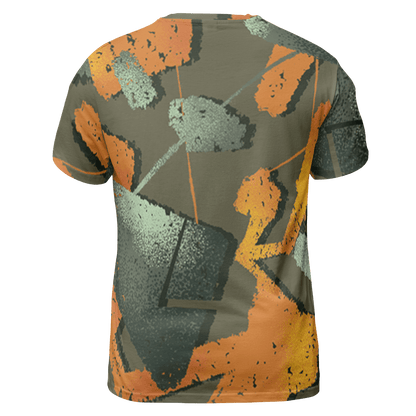 Olive 5s T Shirt Match Built Different 3D All-Over Print Broken - NastyJamz