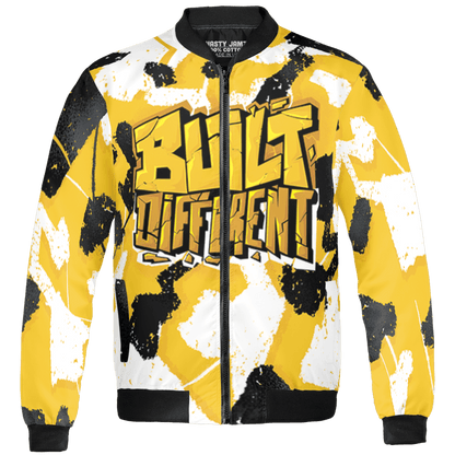 Yellow Ochre 6s Jacket Match Built Different 3D All-Over Print Broken - NastyJamz