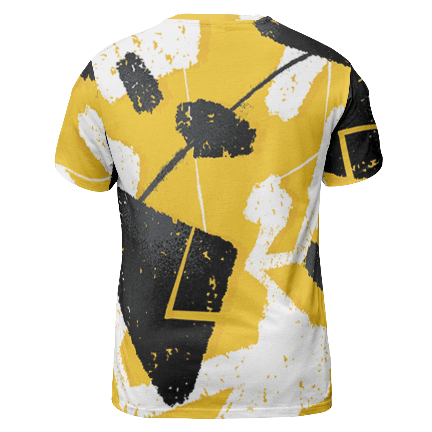 Yellow Ochre 6s T Shirt Match Built Different 3D All-Over Print Broken - NastyJamz