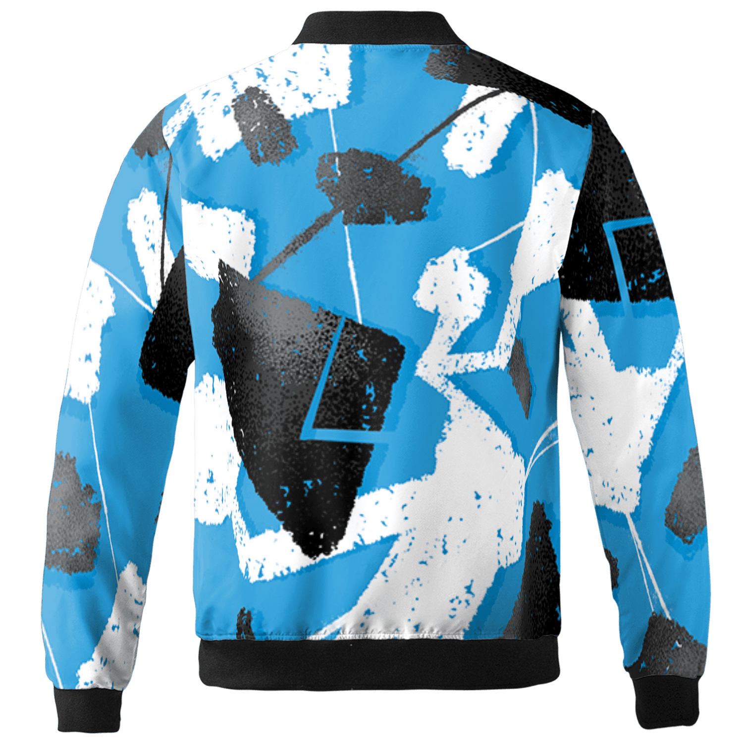 Powder Blue 9s Jacket Match Built Different 3D All-Over Print Broken - NastyJamz