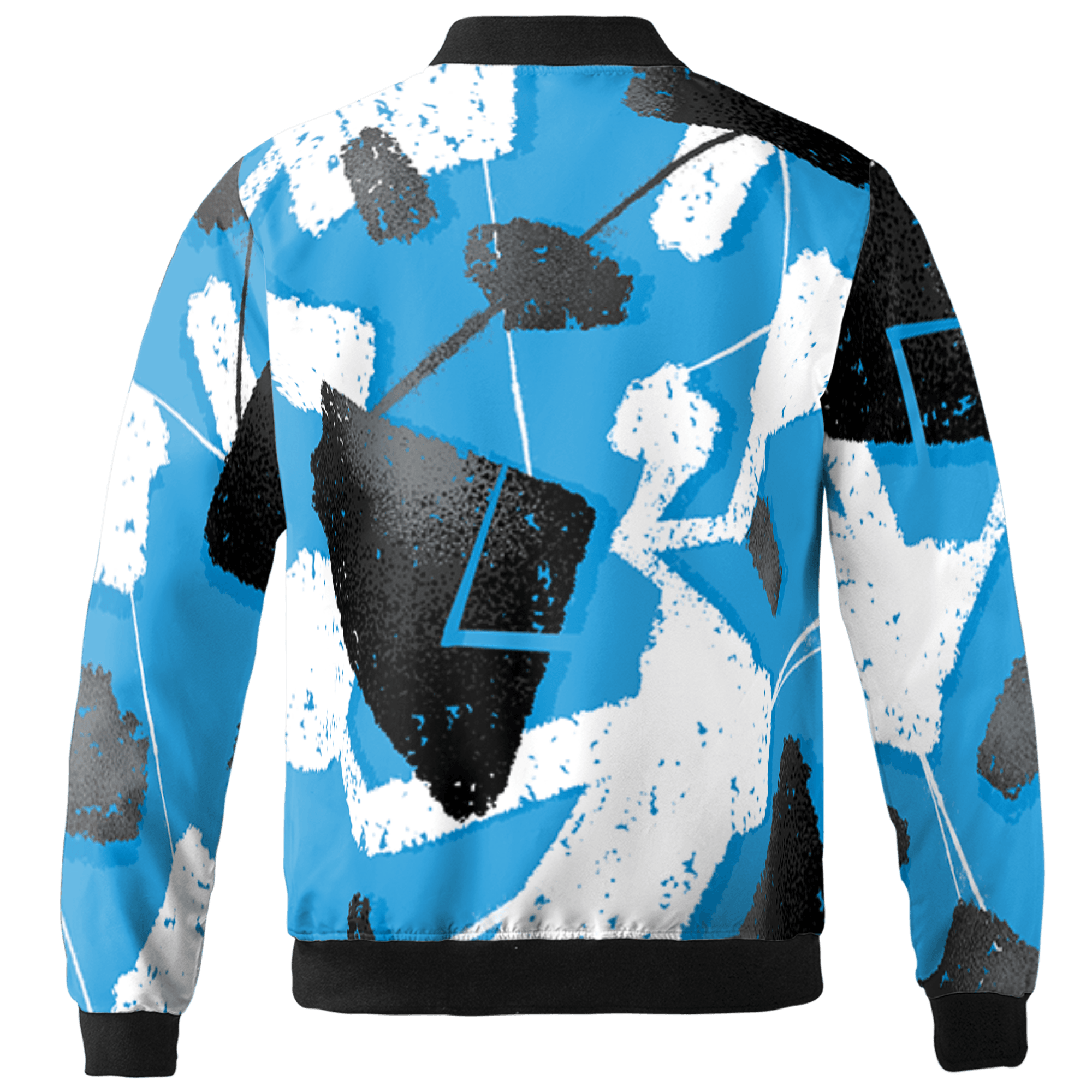 Powder Blue 9s Jacket Match Built Different 3D All-Over Print Broken - NastyJamz