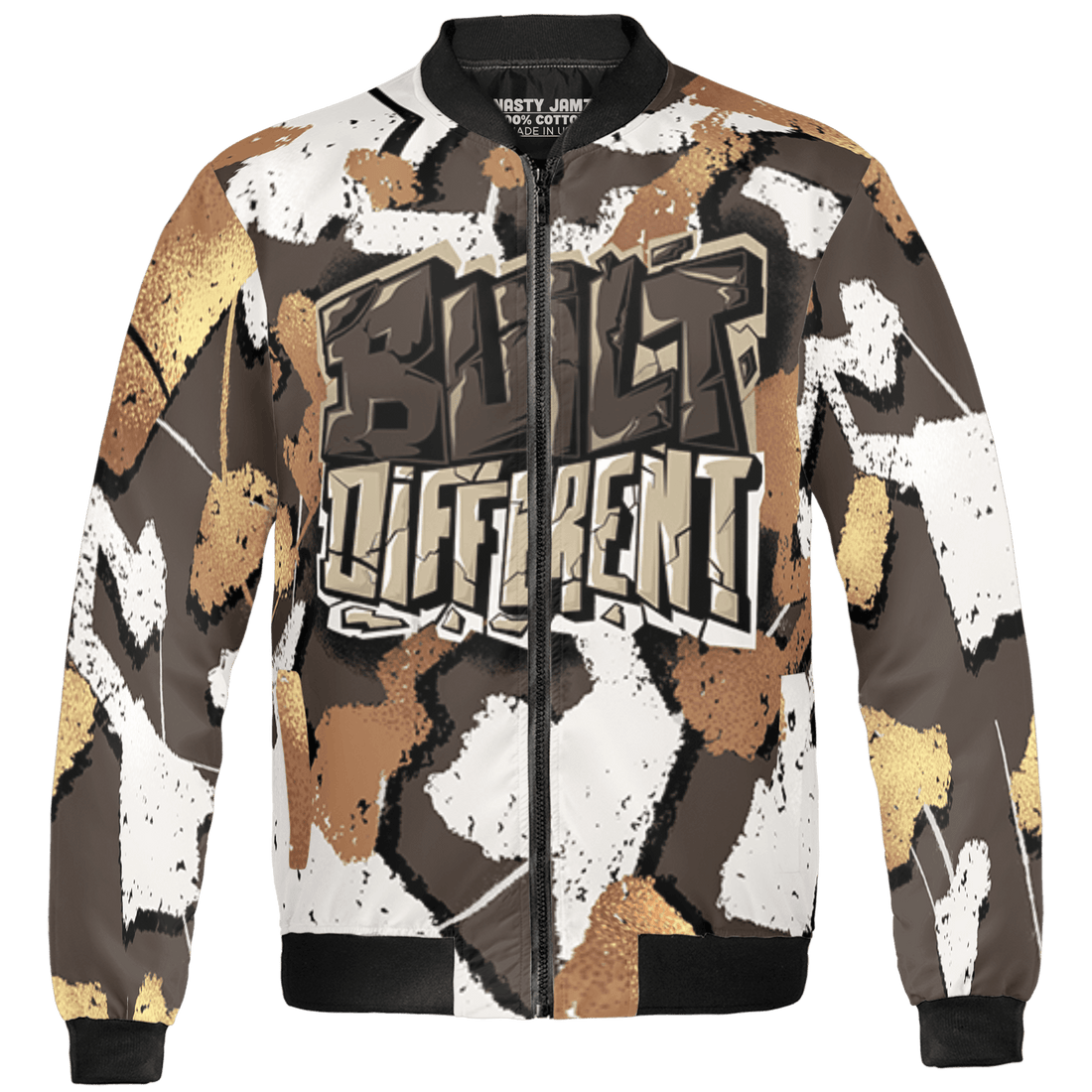 Jumpman Jack Jacket Match Built Different 3D All-Over Print Broken - NastyJamz