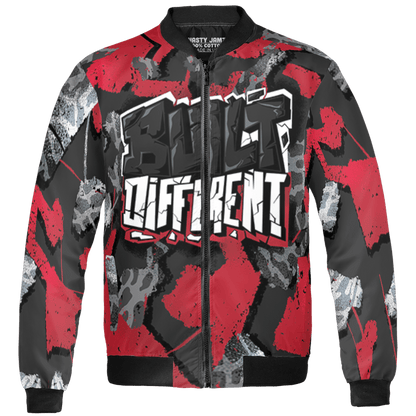 Spizike Low Bred Jacket Match Built Different 3D All-Over Print Broken - NastyJamz