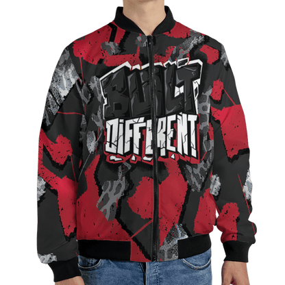 Spizike Low Bred Jacket Match Built Different 3D All-Over Print Broken - NastyJamz
