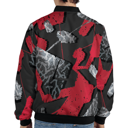 Spizike Low Bred Jacket Match Built Different 3D All-Over Print Broken - NastyJamz