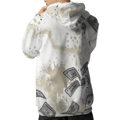 Gratitude 11s Hoodie Match Cash Money 3D All-Over Print Splash Paint - NastyJamz