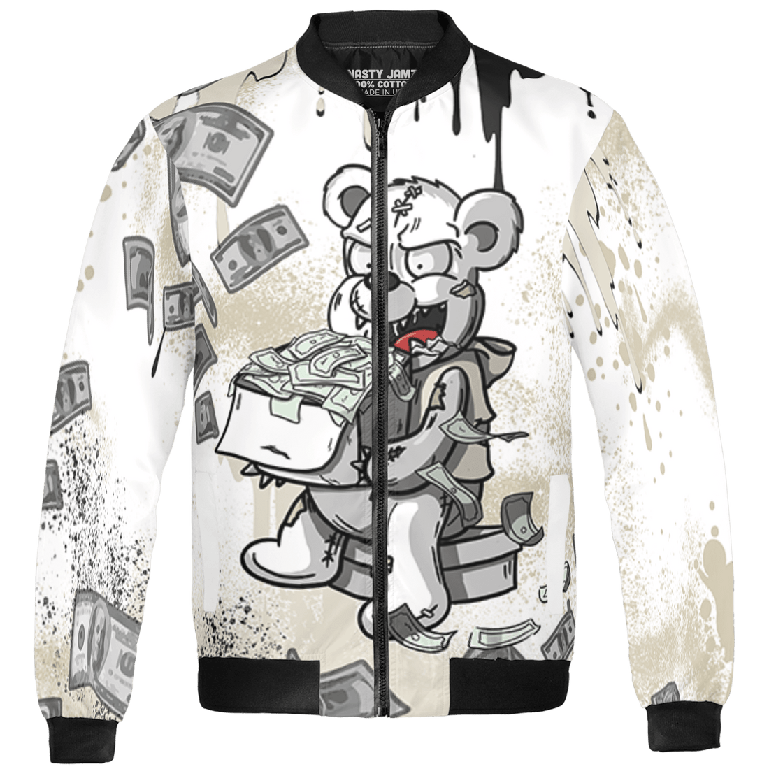 Gratitude 11s Jacket Match Cash Money 3D All-Over Print Splash Paint - NastyJamz