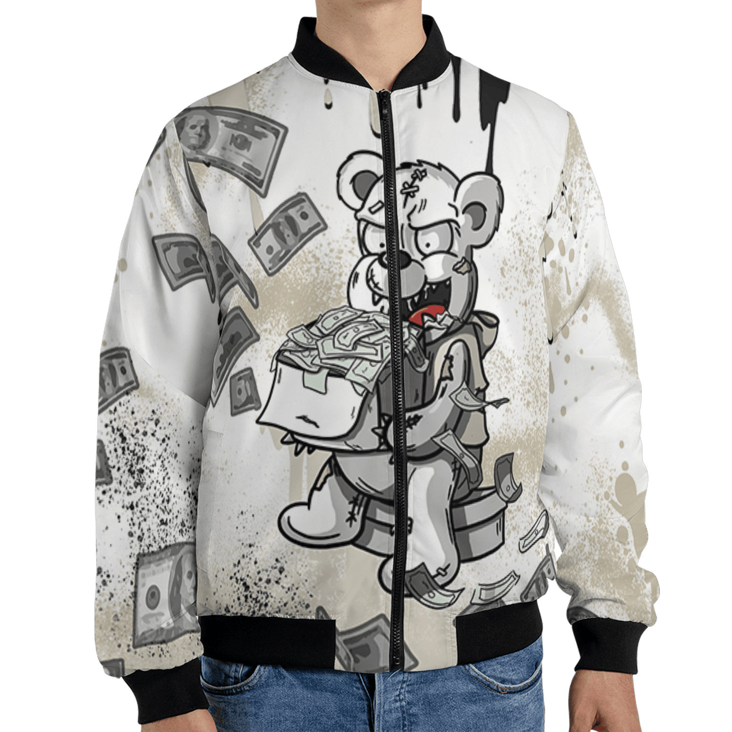 Gratitude 11s Jacket Match Cash Money 3D All-Over Print Splash Paint - NastyJamz