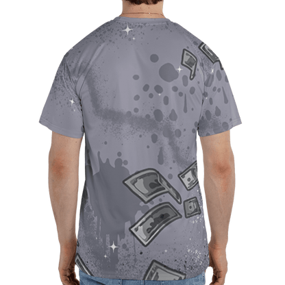 Stealth 14s T Shirt Match Cash Money 3D All-Over Print Splash Paint - NastyJamz