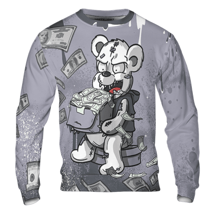 Stealth 14s Sweatshirt Match Cash Money 3D All-Over Print Splash Paint - NastyJamz