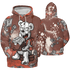 High OG Dusted Clay 1s Hoodie Match Cash Money 3D All-Over Print Splash Paint - NastyJamz