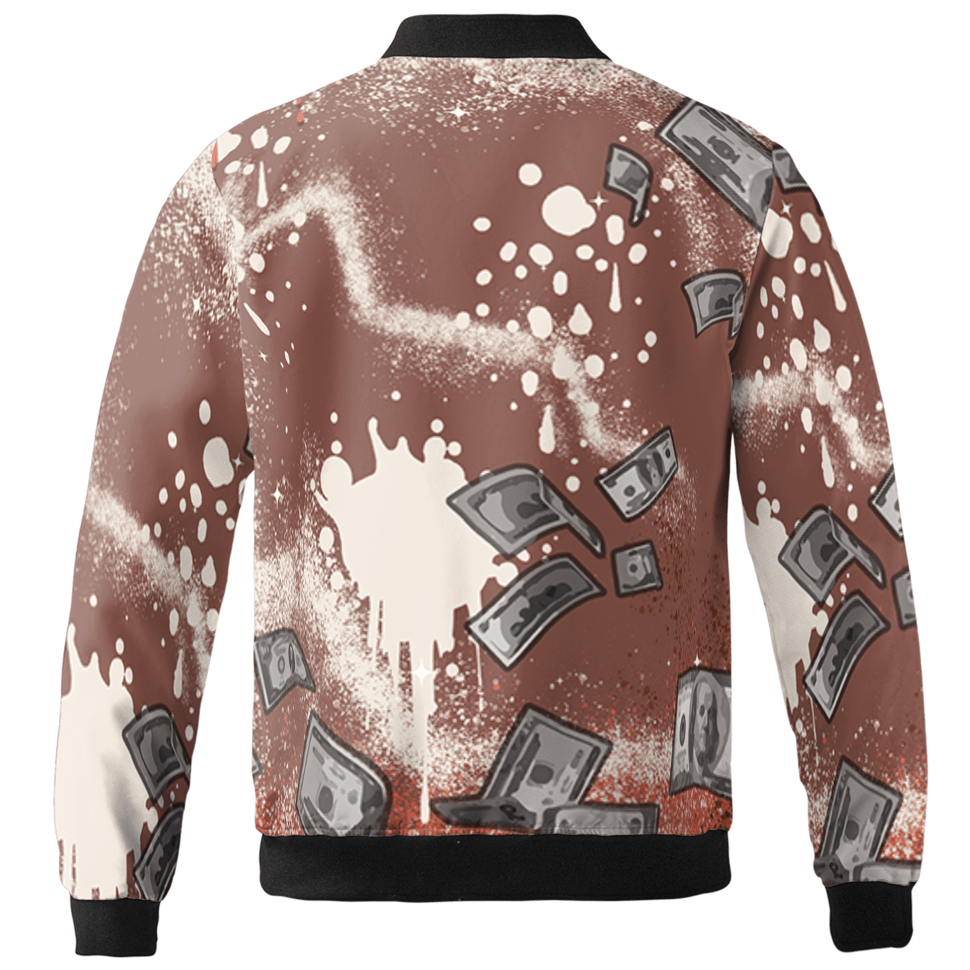 High OG Dusted Clay 1s Jacket Match Cash Money 3D All-Over Print Splash Paint - NastyJamz