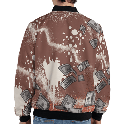 High OG Dusted Clay 1s Jacket Match Cash Money 3D All-Over Print Splash Paint - NastyJamz