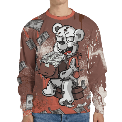 High OG Dusted Clay 1s Sweatshirt Match Cash Money 3D All-Over Print Splash Paint - NastyJamz