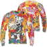 Mid GS Six Championships 1s Sweatshirt Match Cash Money 3D All-Over Print Splash Paint - NastyJamz