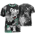 Green Glow 3s T Shirt Match Cash Money 3D All-Over Print Splash Paint - NastyJamz
