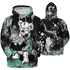 Green Glow 3s Hoodie Match Cash Money 3D All-Over Print Splash Paint - NastyJamz
