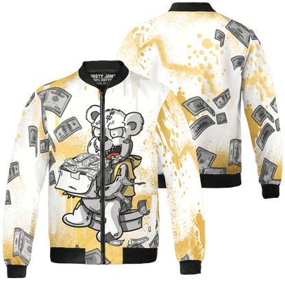 Sail 4s Jacket Match Cash Money 3D All-Over Print Splash Paint - NastyJamz