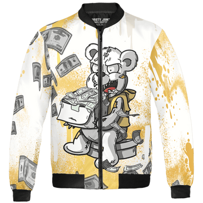 Sail 4s Jacket Match Cash Money 3D All-Over Print Splash Paint - NastyJamz