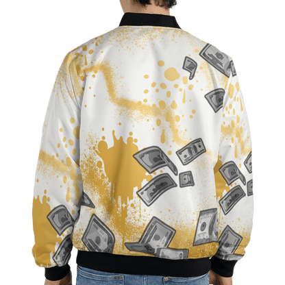 Sail 4s Jacket Match Cash Money 3D All-Over Print Splash Paint - NastyJamz