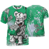 Lucky Green 5s T Shirt Match Cash Money 3D All-Over Print Splash Paint - NastyJamz