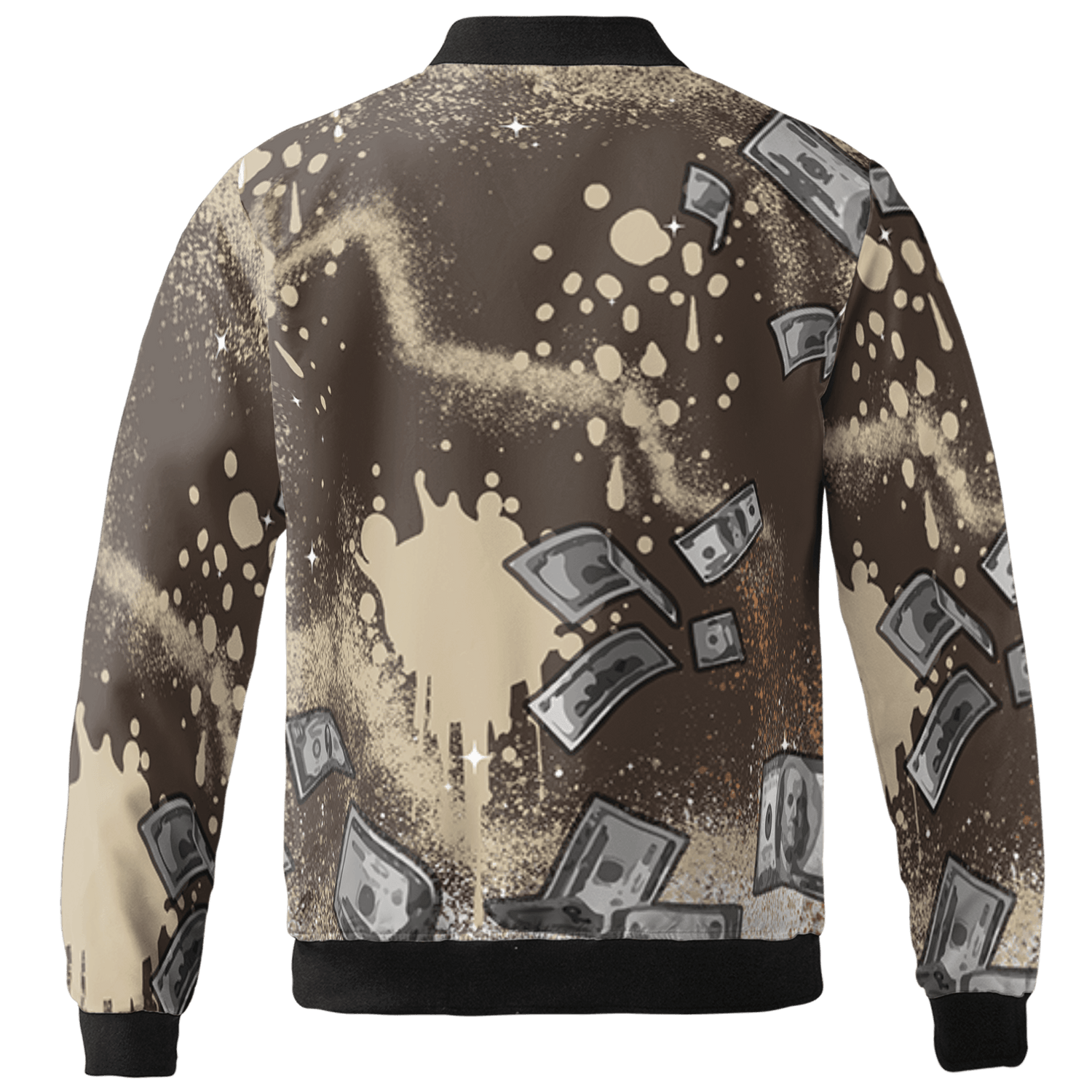 Jumpman Jack Jacket Match Cash Money 3D All-Over Print Splash Paint - NastyJamz