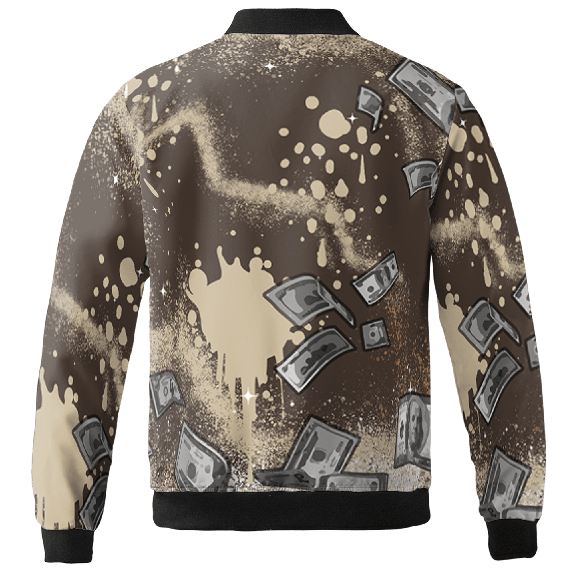 Jumpman Jack Jacket Match Cash Money 3D All-Over Print Splash Paint - NastyJamz