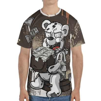 Jumpman Jack T Shirt Match Cash Money 3D All-Over Print Splash Paint - NastyJamz