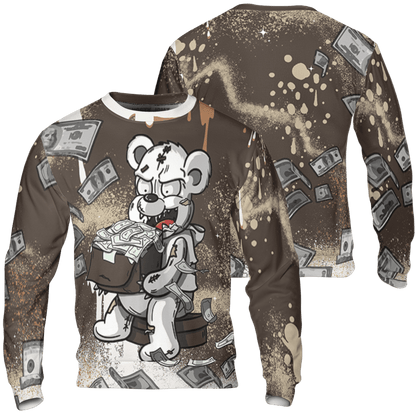 Jumpman Jack Sweatshirt Match Cash Money 3D All-Over Print Splash Paint - NastyJamz