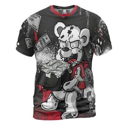 Spizike Low Bred T Shirt Match Cash Money 3D All-Over Print Splash Paint - NastyJamz
