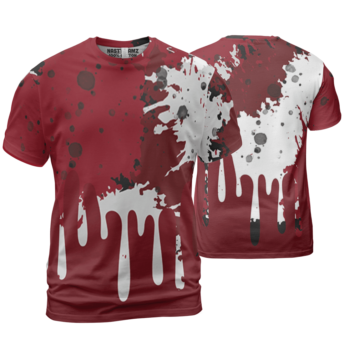 Cherry 12s T Shirt Match Colorful 3D All-Over Print Art - NastyJamz
