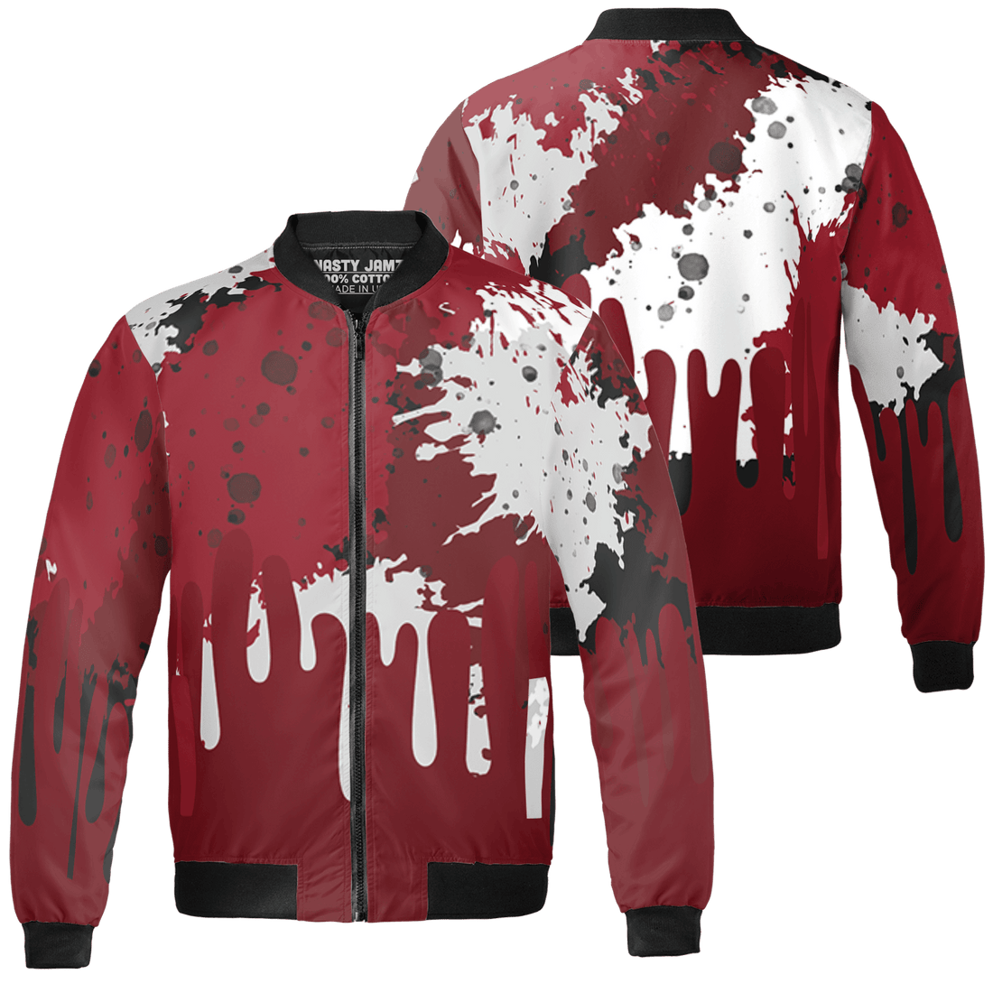 Cherry 12s Jacket Match Colorful 3D All-Over Print Art - NastyJamz