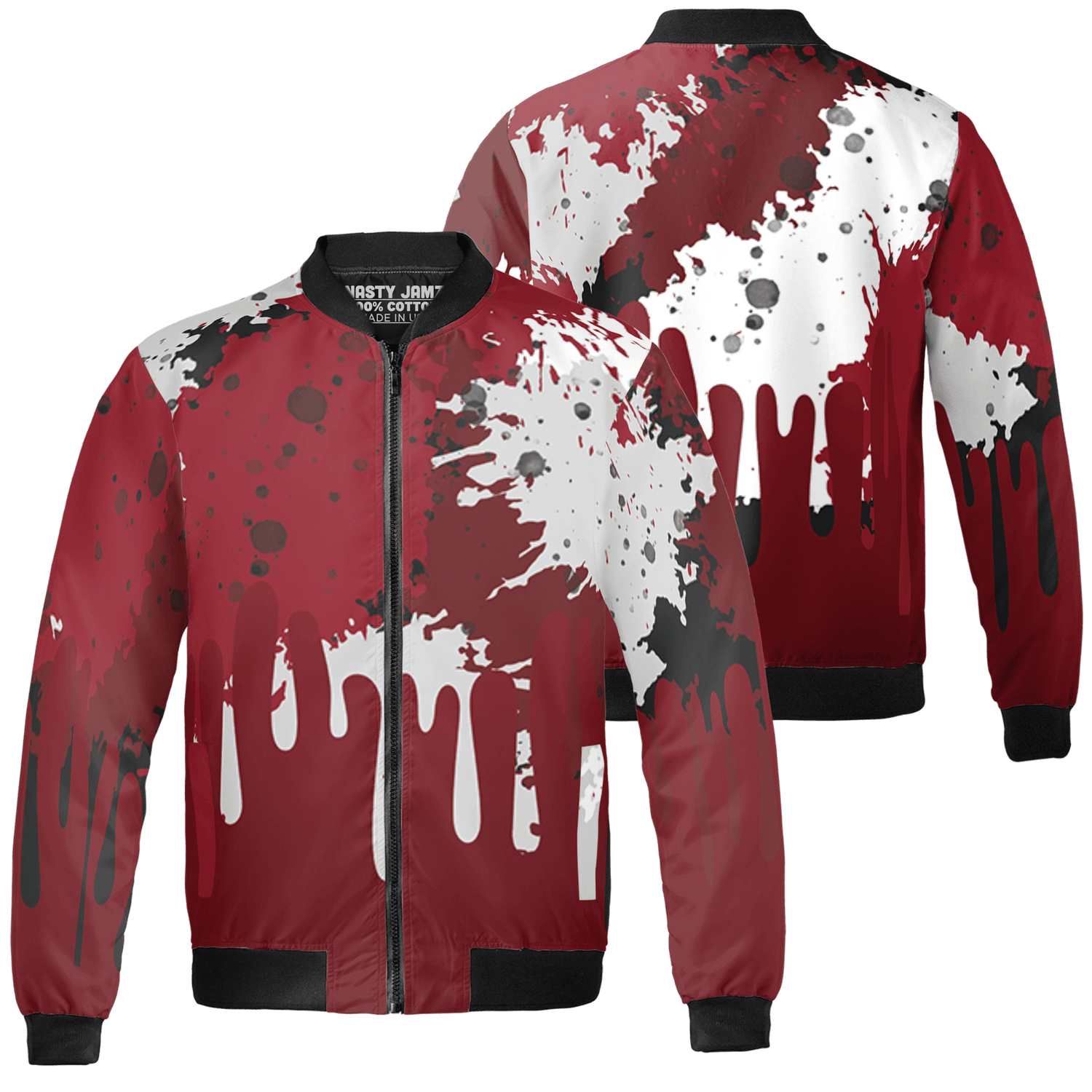 Cherry 12s Jacket Match Colorful 3D All-Over Print Art - NastyJamz
